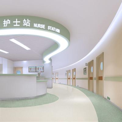 Cina Rocco di pavimento in vinile in PVC omogeneo impermeabile durevole per ufficio dell'ospedale dell'asilo in vendita