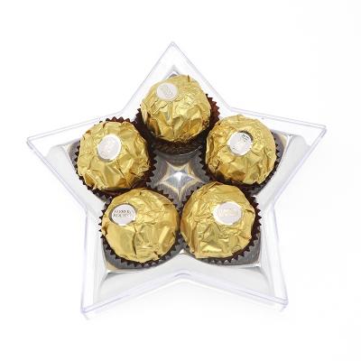 China Custom Chocolate Materials WEISHENG Cavity Box Chocolate Packaging Gift Boxes Recycled Logo Printed Gift Empty Star for sale