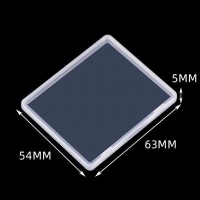 China Other WEISHENG PP Transparent Slim Plastic SIM Card Small Name Card Package Holder Case for sale