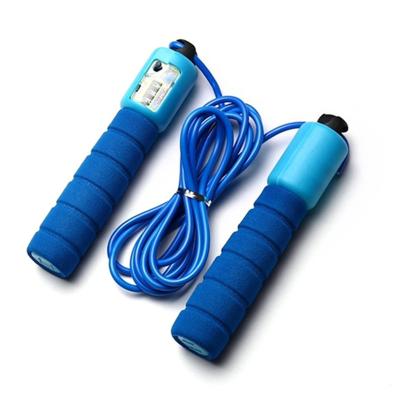 China Sponge 2.9m Fast Speed Adjustable Professional Jump Rope With Electronic Counter for sale