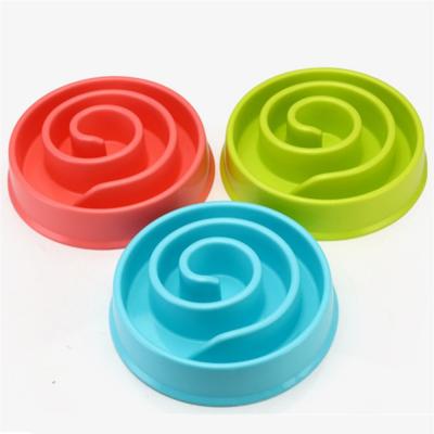 China 2021 Non-Automatic Designed Puppy Food Bowls Slow Eating Feeder Dog Bowl for sale