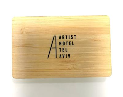 China 1K Engraved NFC Wooden Business Cards Digital Printing for sale