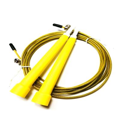 China Adjustable Rope Length Self Locking Good Spin Speed Rope Plastic PVC Jump Rope With Bearing In Handle Volume for sale