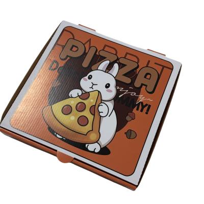 China Custom Printing Pizza Box Eco-Friendly Compostable Options Custom Size Accepted for sale