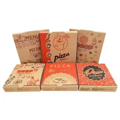 China Food-Grade Recyclable Pizza Boxes Custom Logo OEM Accepted for sale