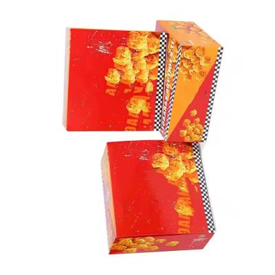 China Wholesale Custom Fast Food Takeout Boxes for Hamburgers Fries Fried Chicken Wings for sale