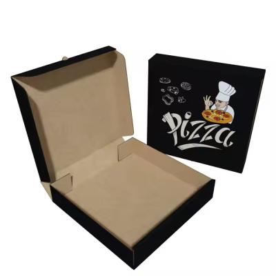 China Eco-friendly corrugated paper customized pizza box fast food takeaway packaging box for sale