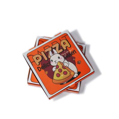 China Customized pizza box size logo biodegradable food takeaway pizza box for sale