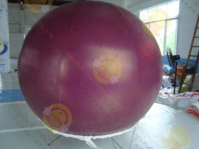 Chine Le grand rond reflété gonflable monte en ballon En71/Astm pour la publicité à vendre