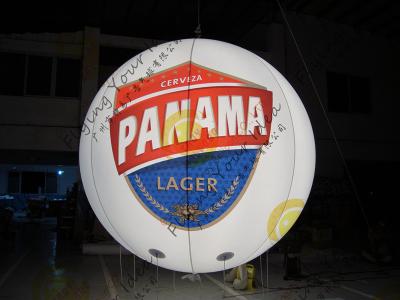 Chine Ballon gonflable adapté aux besoins du client de la publicité, ballon gonflable léger d'hélium de LED à vendre