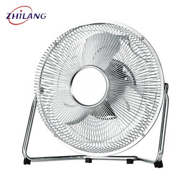 China Outdoor 50W Garage Floor Fan Metal High Speed Powerful Oscillating Floor Fans for sale