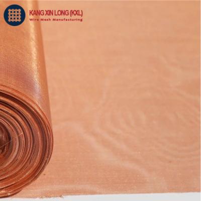 China Plain Weave Twill Weave 24 Inch Copper Wire Mesh Product Copper Wire Mesh Screen Copper Window Screens for sale