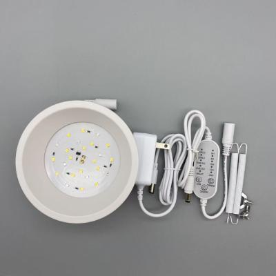 China Reptile UVA UVB LED Round Light For Lizards Turtles And Birds Ndash Dual Spectrum Lighting For Natural Behavior And Strong Bones for sale
