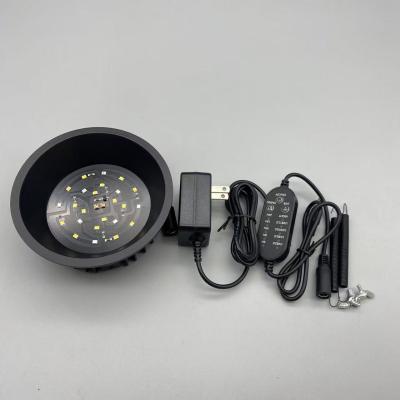 China 5W UVA UVB LED Round Light For Reptiles Birds Supports Vitamin D3 Synthesis And Calcium Metabolism for sale