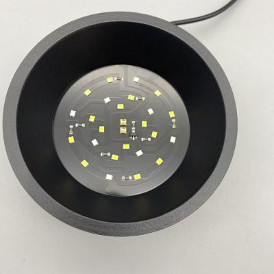 China 5W UVA UVB LED Round Light Climbing Box Light Lizard Turtle Bird Light Calcium Supplement for sale
