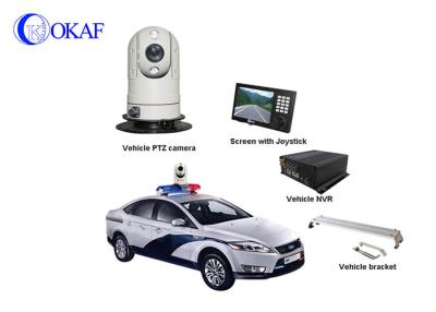 China cámara de seguimiento auto/cámara de seguridad del IR PTZ del coche policía 4G con el soporte potente del imán en venta