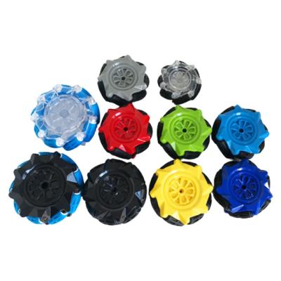 China ConductiveFlexible High Quality Durable 58mm 100mm Mecanum High Speed Wheel For Climbing Car Toy Car for sale