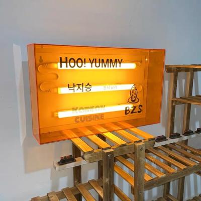 China Stainless Steel/acrylic Led light box sign led double side lightbox led box light led sign board outdoor advertising bar restaurant for sale