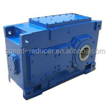China Steel And Cast Iron H Series High Power Helical Industrial Bevel Speed Reducer Gearbox For Apron Driver for sale