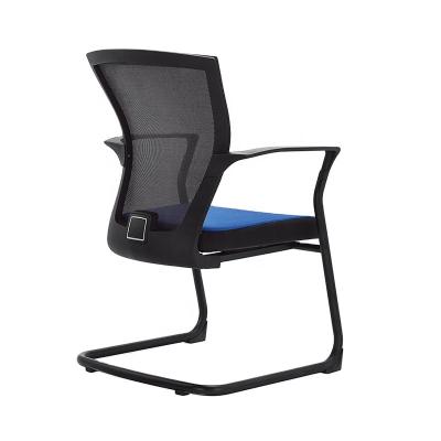 China Other made in China high quality black fixed metal base for living room computer armchair office visitor chair with armrest for sale