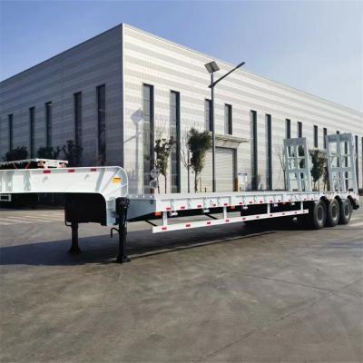 China 40 Tons To 100 Tons Original Bridge /FUWA/BPW Bridge Low Bed Semi-Trailer (Customized According To Customer Needs) for sale
