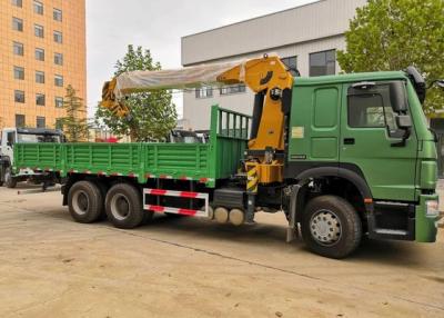 中国 Sinotruk Howo7 グリーン 12T 6x4 シャーシ ダンプブームクレーンはアフリカでよく売られている. 販売のため
