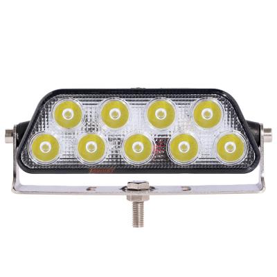 China Super Bright PC 6 Inch 27W LED Work Head Light For Motorcycle Car SUV TRANSPORT ATV Offroad 12V 24V for sale