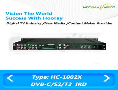 Chine Récepteur satellite DVB de Digital TV - C/S/S2 ont entré avec 2 la fente V1 du tuner IRD 2 FAO à vendre