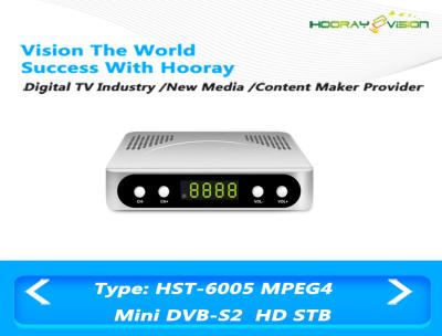 China Mini FTA DVB S2 Set Top Box , Full HD Mpeg4 H 264 DVB S2 Digital Receiver for sale