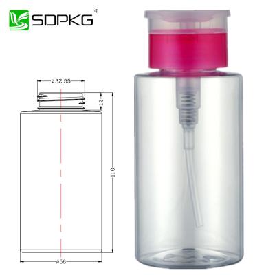 China Non Spill High Quality 200ml PET Plastic Bottle For Discharge Makeup Water Bottle for sale