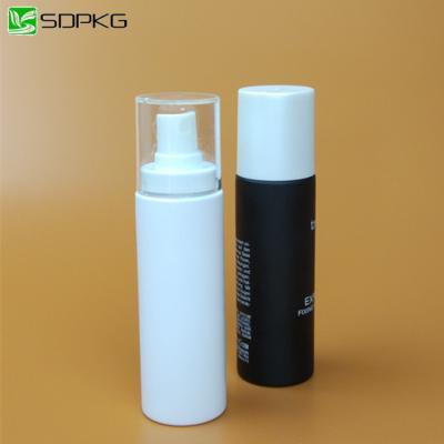 China Non Spill 60ml PET Spray Bottle Liquid Bottle Cosmetic Packaging With Clip Pump for sale