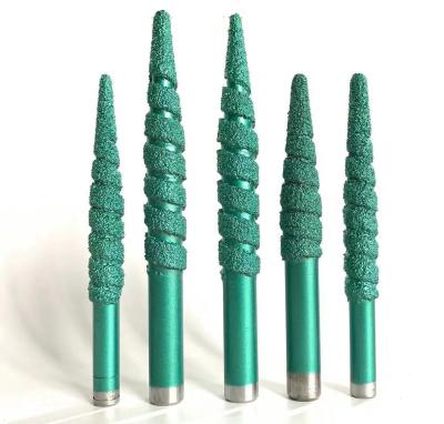 China Super Diamond vacuum brazed Bits for Hard Granite Stone Engraving for sale