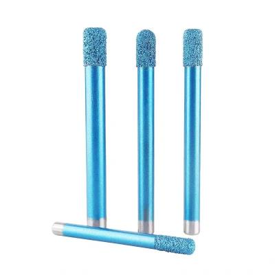 China Brazed diamond tools end mill and ball nose router bit for stone caving for sale