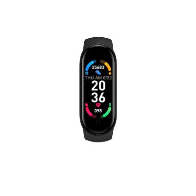 China Hot Selling Custom Logo Men Women IOS Smart Watch M6 Sports Bracelet Touch Screen Smartwatch Sport Android for sale