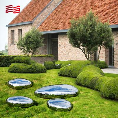 Cina Sculpture in acciaio inossidabile di dimensioni personalizzate Sedie per riposo esterno per mobili d'arte in stile moderno in vendita
