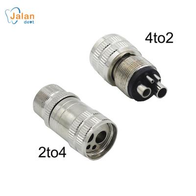 China For Dental High Speed Dentall Handpiece Adapter 2 Holes 4 Holes for sale
