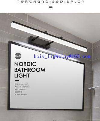 China Classic Selection Nordic Bathroom Llight Waterpoof Black /White 9w 12w for sale
