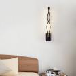 China LED Wall Lamp Two Color Wave Shap 460*60*80MM Room Aluminum for sale