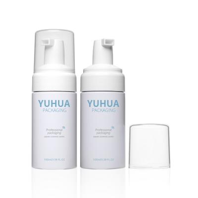 China Botella de espuma de plástico de 80 ml de 100 ml de superficie lisa resistente a la corrosión en venta
