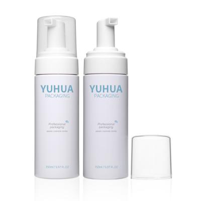 China Botella de jabón líquido con logotipo personalizado de 150 ml de sellado estrecho para limpieza facial de espuma en venta