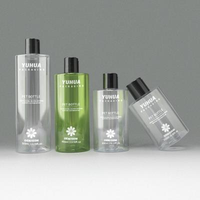China Customizable Plastic Disc Top Cap Bottle For Shower Gel And Hair Conditioner for sale