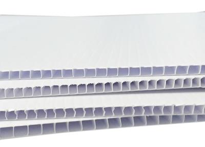 China Anti Aging Coroplast 4mm UV PP Corrugated Board for sale