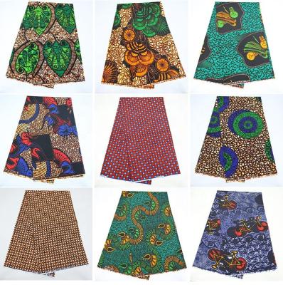 China Tecido de impressão 100% algodão REAL WAX Tecidos africanos de ankara com Kente Design Largura 58/60 à venda