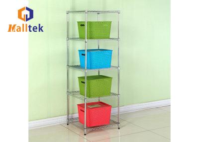 Chine Le stockage Chrome de ménage a plaqué le fil Mesh Shelving Rack à vendre