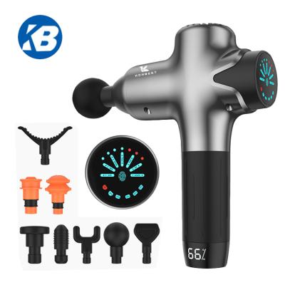China 7 Levels/LCD Screen 30 Professional Speed Digital Faceplate 4800mAh Touch Screen 4800mAh LCD Touch Screen Deep Tissue Muscle Masaje Pistol Masaje Massage Gun for sale