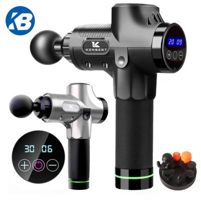 China 30 Levels/20 Motor Sports Professional 16mm Touch Screen Dropshipping Deep Tissue Battery/LCD Tissue LCD Muscle Massager Gun Accessories 20 Speed Motor Removable for sale