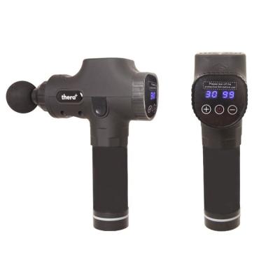 China 30 Levels/Dropshipping 30 Speed Touch Screen Handheld Brushless Tissue Percussion Muscle Massager Vibrating Deep Gun 30 Speed Removable LCD Screen for sale