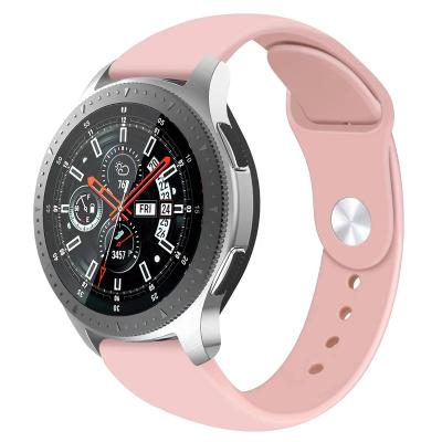 China Silicone Silicone Watch Bands Strap 22mm Quick Release Rubber Strap 20mm For Samsung Galaxy Watch 3 /Gear S2 Classic/Huawei Watch 3/GT3 for sale
