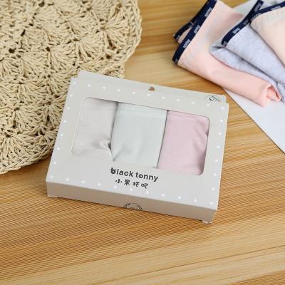 China Popular Women's Underwear Packaging Cartons Folding Type Recyclable Gift Packaging Box In Stock for sale