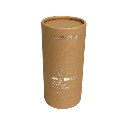China Eco Friendly Biodegradable Kraft Paper Cardboard Lift Up Paper Tube For Lip Balm for sale